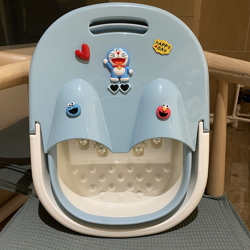 卡通家用加厚按摩洗脚可爱足浴盆
