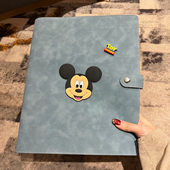 卡通孕妈产检收纳册孕妇孕期b超档案册a4a5活页软皮孕检资料皮套