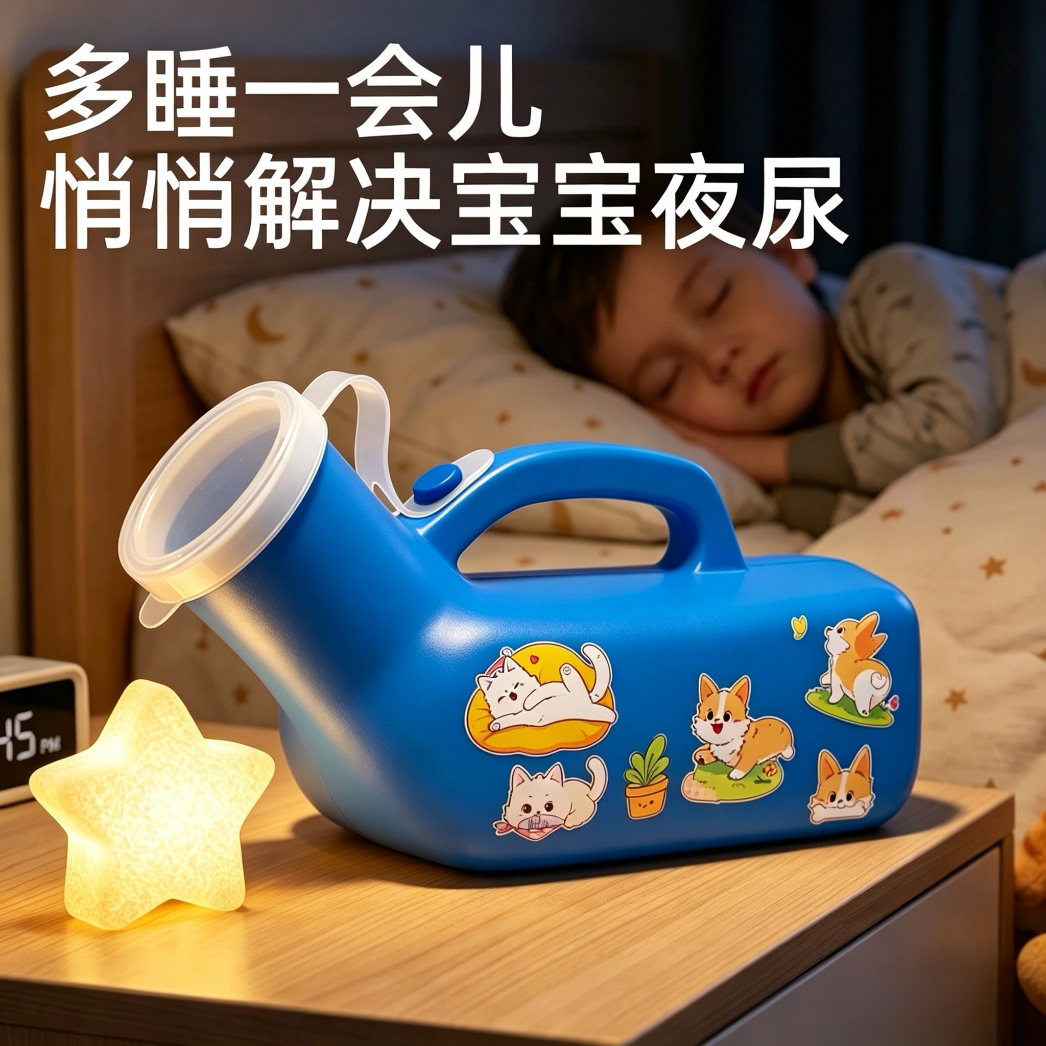 便携男孩夜壶尿壶儿童夜间男童夜用尿壶起夜神器男宝宝小便夜壶