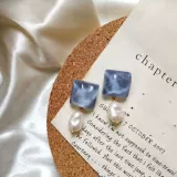 Дизайнерские серьги из жемчуга, Гонконг, 2022, простой и элегантный дизайн