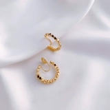 Дизайнерские клипсы, летние серьги, Гонконг, без проколов ушей, легкий роскошный стиль