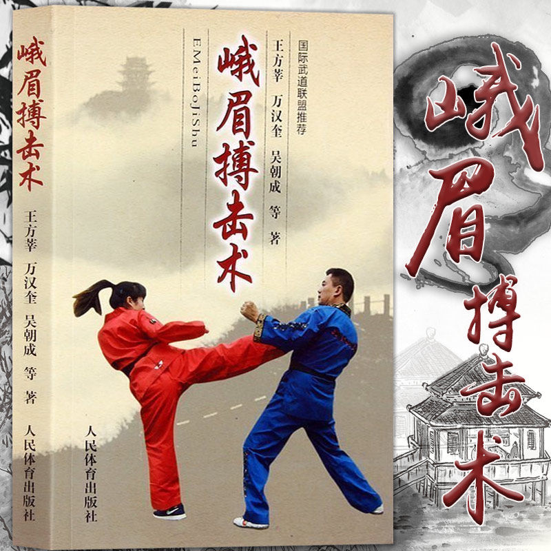 峨眉搏击术 峨眉派武功秘籍武林秘籍打架实战散打书易筋经如来神掌