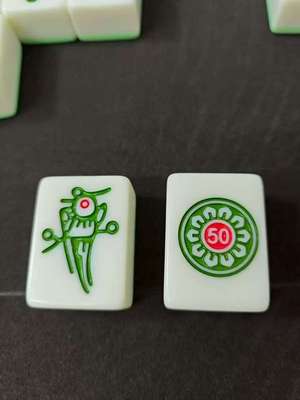 宣和麻将麻将机配件玉石正品防裂麻将机东西北玉石单双玉石麻将牌