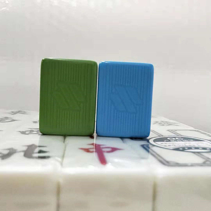 雀友麻将机配件/竹丝/菱形带小鸟/正磁/反磁 正品LOGO麻将牌/单副