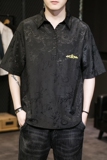 大码短袖衬衫风宽松潮花色夏休闲刺绣T恤QT4066-T2117，男装衬衫，电商A227