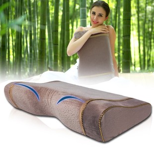 【换洗枕套】天鹅绒枕套水洗棉枕套蝶形记忆枕枕套 不含枕芯