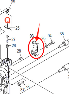 FUJINXT贴片机W08飞达feeder防撞块 2MDLFA160600 2MDLFZ019400