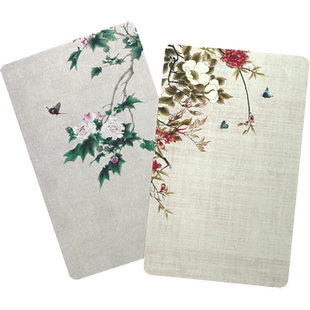 古风大卡片中式复古中国风手绘留言卡主持人手卡婚礼司仪提词台词祝福贺卡