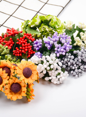 diy礼物包装手工材料仿真干花