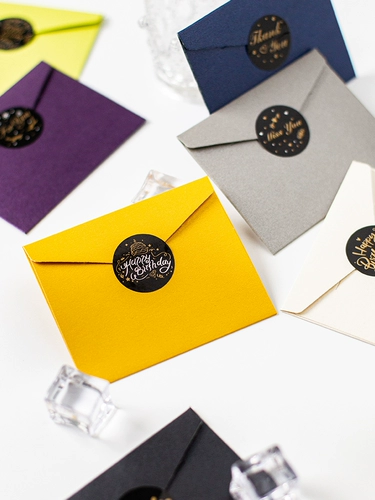 Склейка на день рождения декоративная цифровая бренда Подарочная упаковка DIY Групповые подарки, наклейки на герметику для брендов