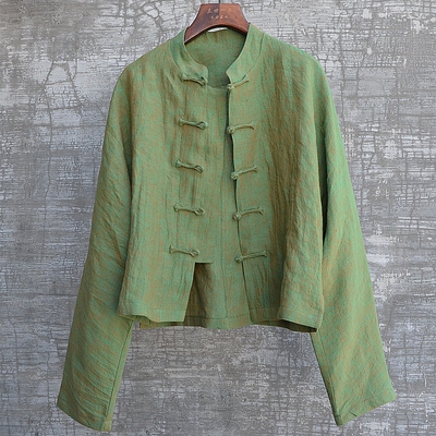 三世一木复古中国风短外套唐装