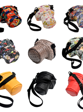 可背负拉链防水数码单反相机单肩包600D 7000D750D猪头包