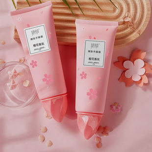 俄羅斯護(hù)手霜女長效補(bǔ)水保濕 秋冬防裂不油膩持久滋潤櫻花香氛手膜