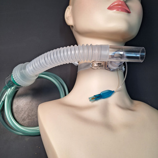 进口 新款气管切开自主呼吸三通雾化器/雾化瓶/气切T形管喷雾瓶