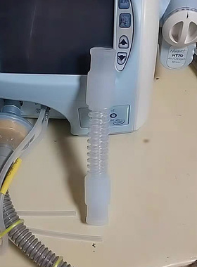 20cm重复型硅胶呼吸回路/硅胶呼吸管路/止鼾机螺纹管(200mm*22mm)