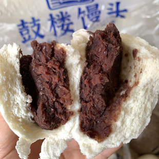 北京鼓楼豆包红豆馅馒头全麦戗面馒头糖三角红枣馒头纯手工豆沙包