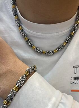 王嘉尔同款手工编织圈圈链不掉色