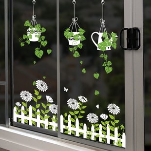 3d立体店铺贴纸创意家用客厅厨房餐厅贴玻璃门上的装饰贴画纸自粘