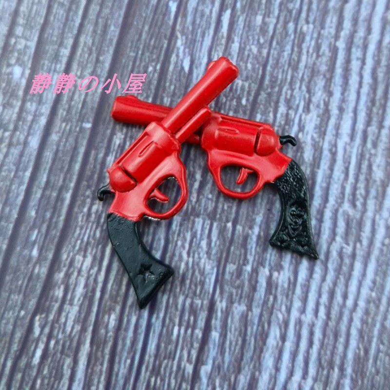 ob11娃屋配件手办兵人道具场景模型过家家玩具迷你仿真小手枪现货