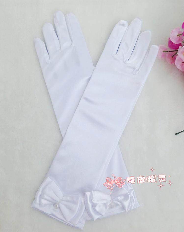 Gants pour fille en satin - Ref 2150212 Image 3
