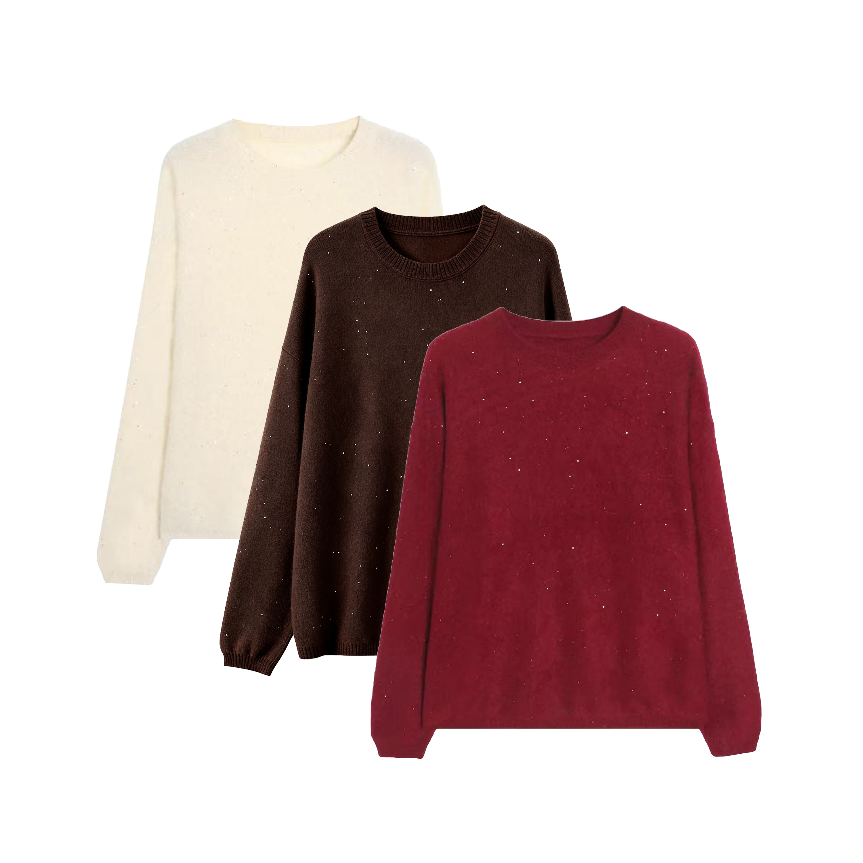 满天星羊毛羊绒衫