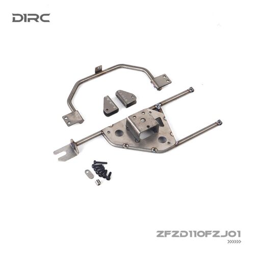 D1RC 1:10攀爬车配件 精冠D110车壳DIY专用钛合金备胎架后车灯架