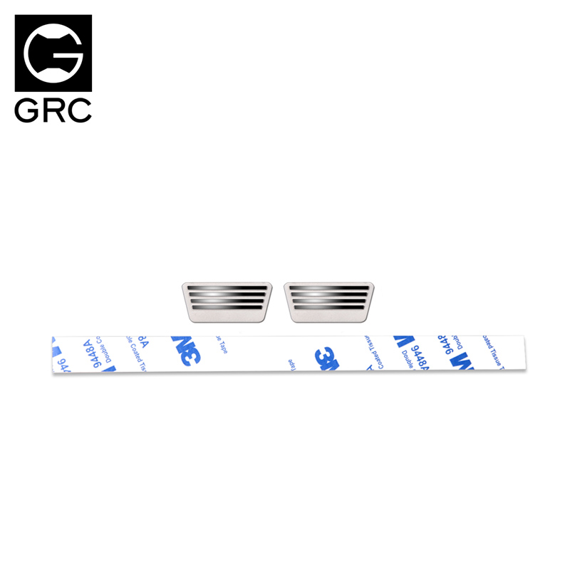 GRC TRX4/6 奔驰车壳后杠踏板 G500 G63 不锈钢金属装饰片 G160N