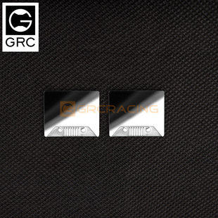 GRC SCX10三代牧马人后视镜片 不锈钢反光 平整高亮镜面 G166MA