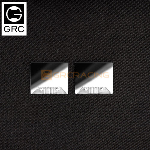 GRC SCX10三代牧马人后视镜片 不锈钢反光 平整高亮镜面 G166MA
