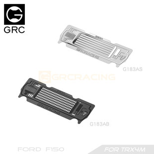 TRX4M G183AS 饰片仿真车壳金属 福特F150水箱不锈钢装 GRC