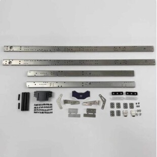 1/14 田宫 泥头 6X6 不锈钢全套通用大梁副梁 DIY玩具车