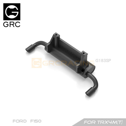GRC TRX4M（T）福特F150 后双出排气(3D打印)底盘仿真改装#G183SP