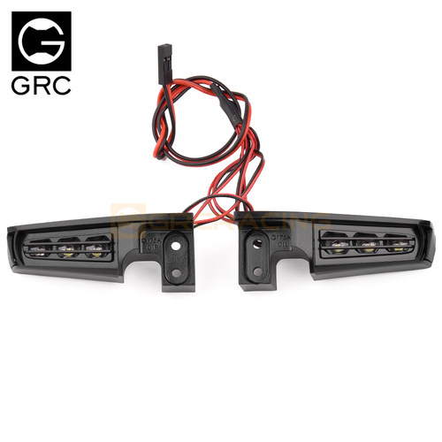 GRC TRX4 新BRONCO前杠雾灯 防爆杆装饰  仿真高亮6灯头 #G175A