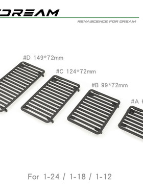 RCDream 1/18 1/12 1/24 装载平台 车顶行李架 TRX4M SCX24攀爬车