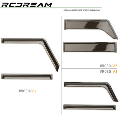 RCDream 1-10车窗晴雨挡 fcx10骆驼杯 TRX4卫士 G500 G63 YK4106