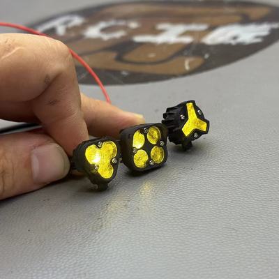 仿真攀爬车射灯雾灯一对vp凤凰rc4wd星光牧马人路虎卫士d90灯尼龙