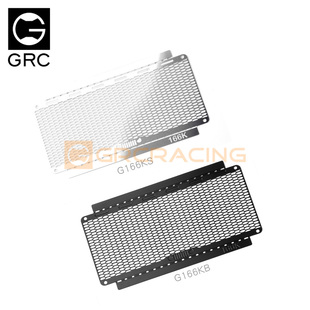 GRC SCX10三代牧马人水箱装饰片 仿真中网 不锈钢防虫网 #G166KS