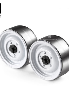GRC 1.9寸金属轮毂1代 攀爬车锁胎复古金属轮毂 TRX4 SCX10 RC4WD