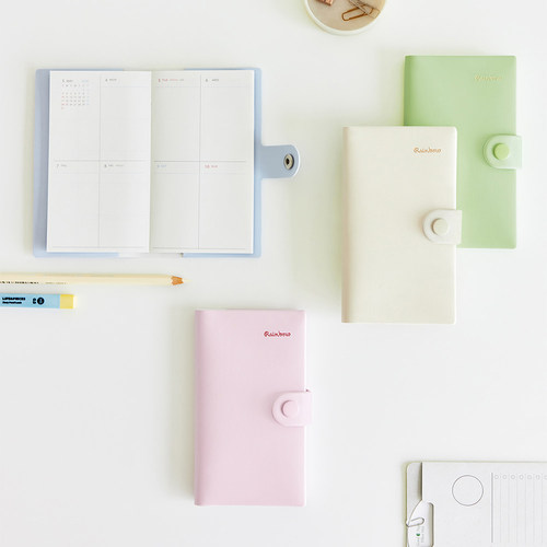 只售正品彩虹皮面2026手账日程本