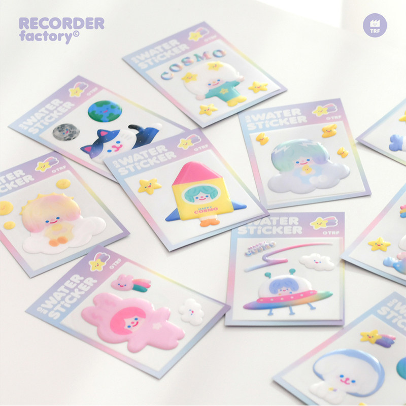 RICO大号防水可爱卡通贴纸