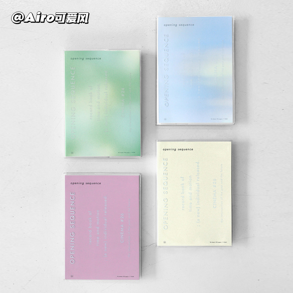 韩国Beond印字胶套手账日记本