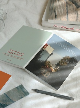 韩国wannathis手账日记本B6笔记本万年历日程本小清新胶套记事本