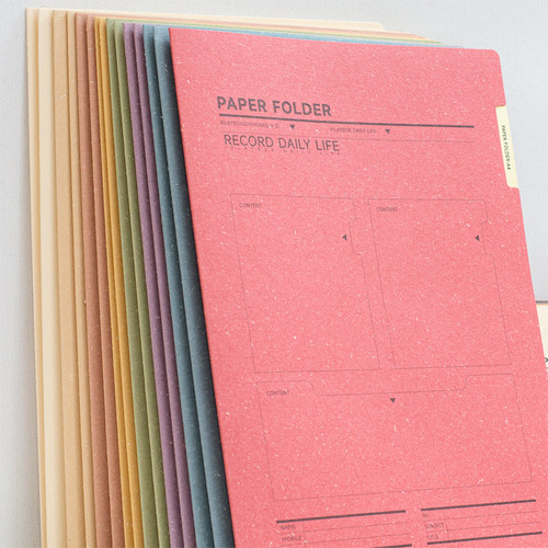 iPlaybox折叠纸质a4文件夹收纳册