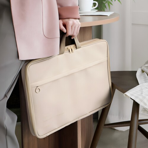 韩国Iconic简约手提公文包联想小新苹果笔记本电脑包适用15.6寸macbook17寸游戏本皮质手拎文件包