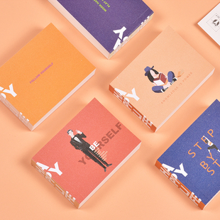 Iplaybox简约便携背单词本空白记事本小号笔记本迷你随记便签本子