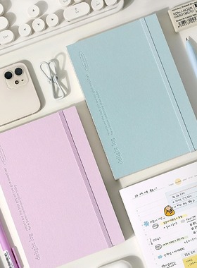 Wannathis韩国delight日记B6手账本一日一页时间轴日程计划记事本