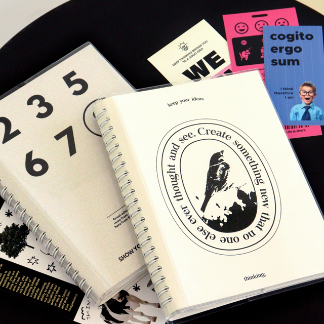 indigoa5线圈本手账6分格记事本