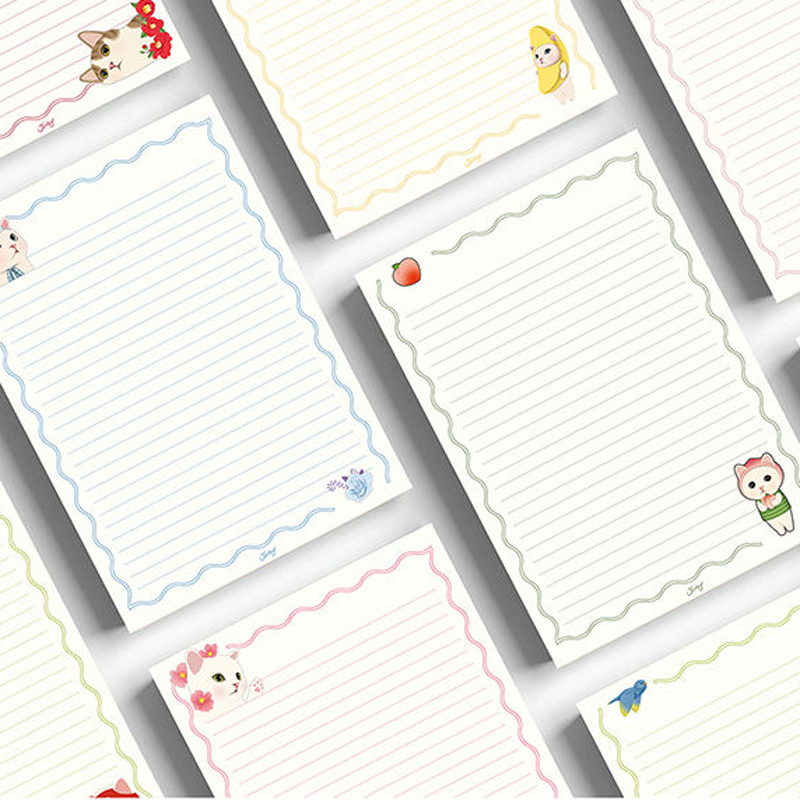 韩国Jetoy可爱猫咪B5拍纸本