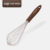 学厨大号打蛋器304不锈钢奶油搅拌棍厨房食品接触手动工具粗蛋抽