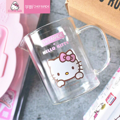 CHEFMADE学厨KITTY厚玻璃量杯